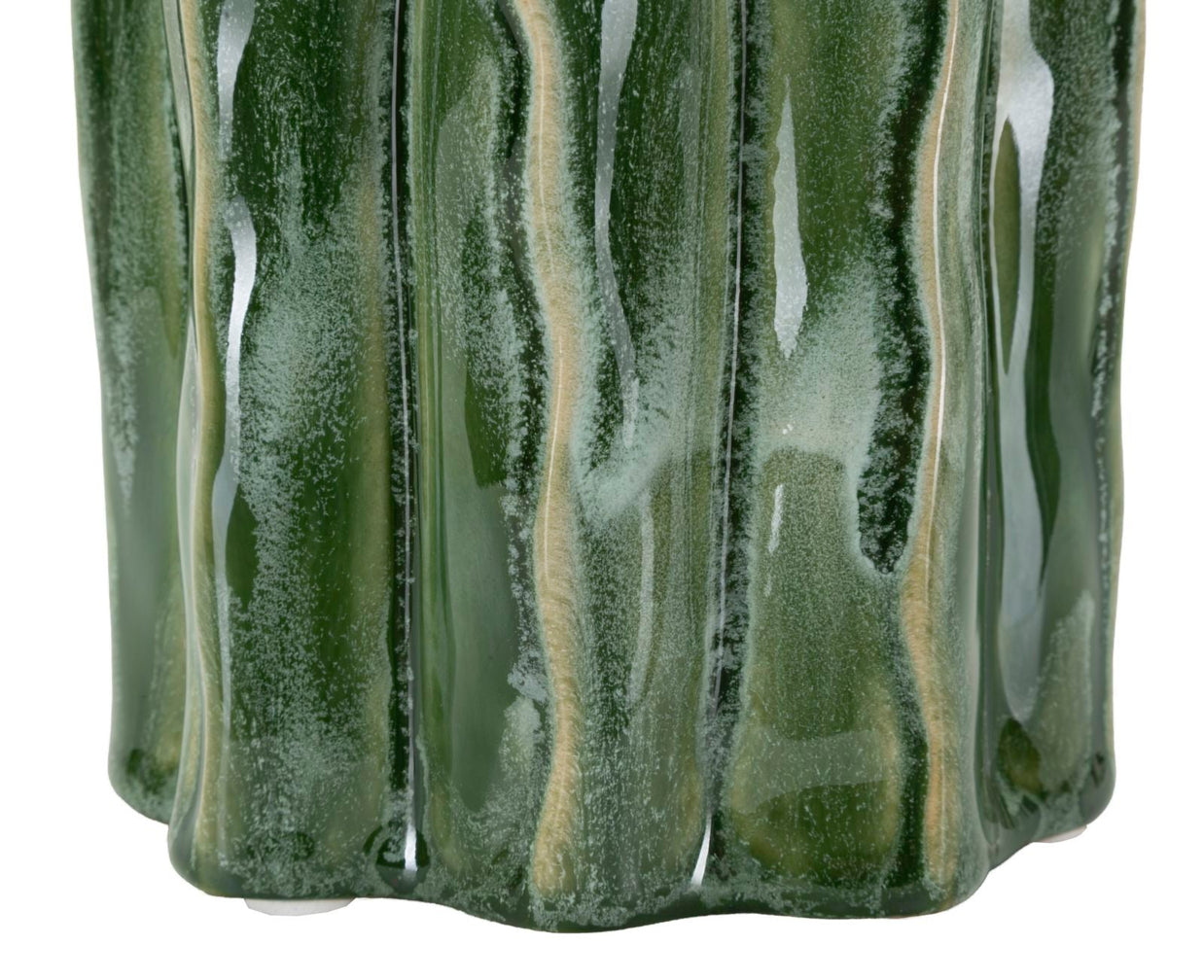 Blumenvase Kaktus Grün 31,5 cm – Dekovase