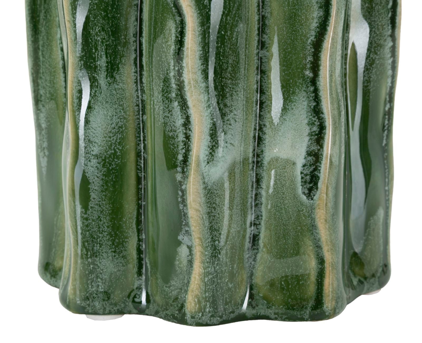 Blumenvase Kaktus Grün 31,5 cm – Dekovase