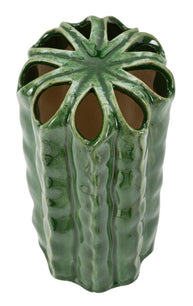 Blumenvase Kaktus Grün 23,5 cm – Dekovase