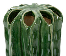 Blumenvase Kaktus Grün 23,5 cm – Dekovase