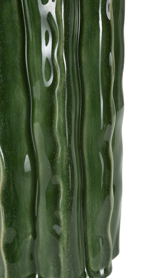 Blumenvase Kaktus Grün 23,5 cm – Dekovase