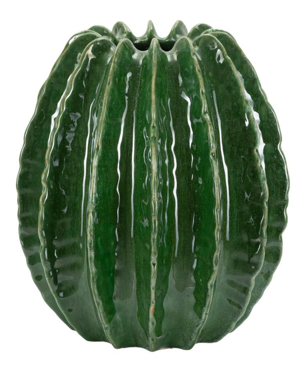 Blumenvase Kaktus Grün 31 cm