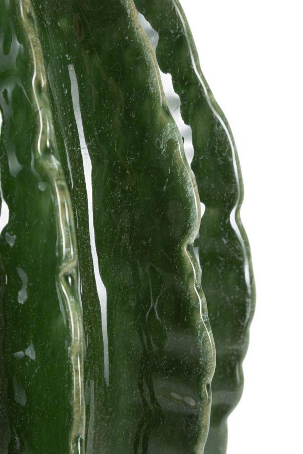 Blumenvase Kaktus Grün 31 cm