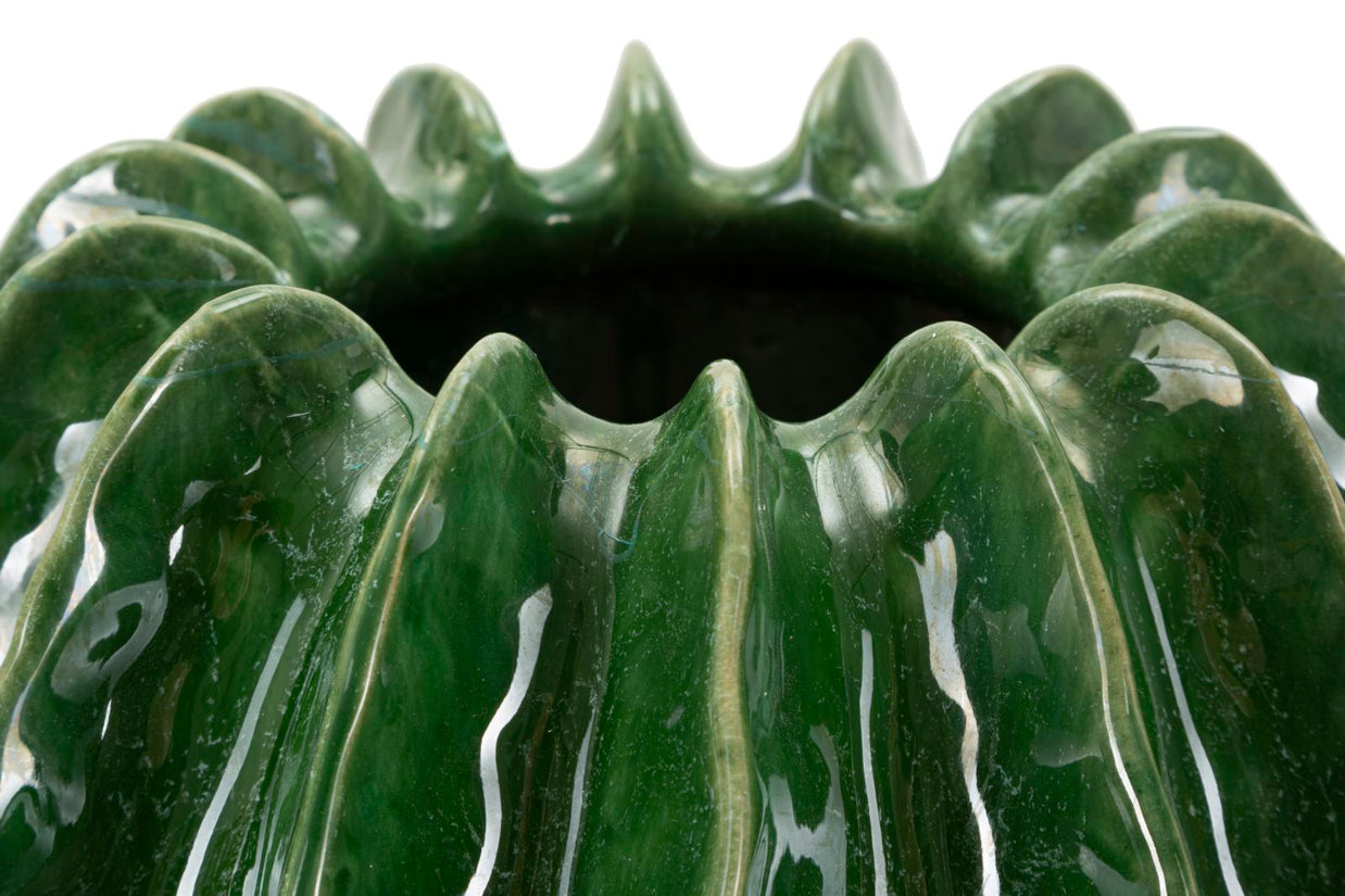 Blumenvase Kaktus Grün 31 cm