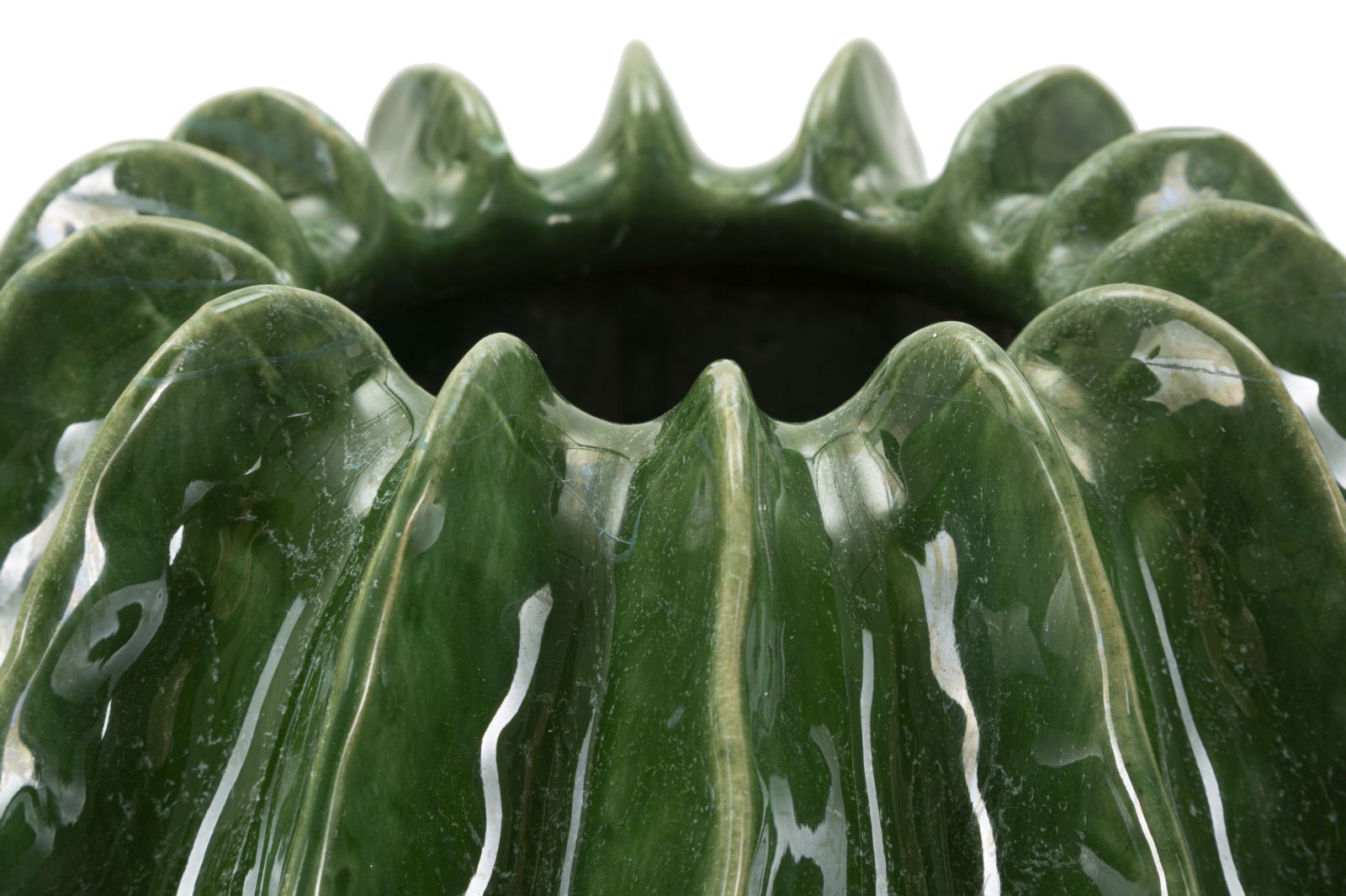 Blumenvase Kaktus Grün 31 cm