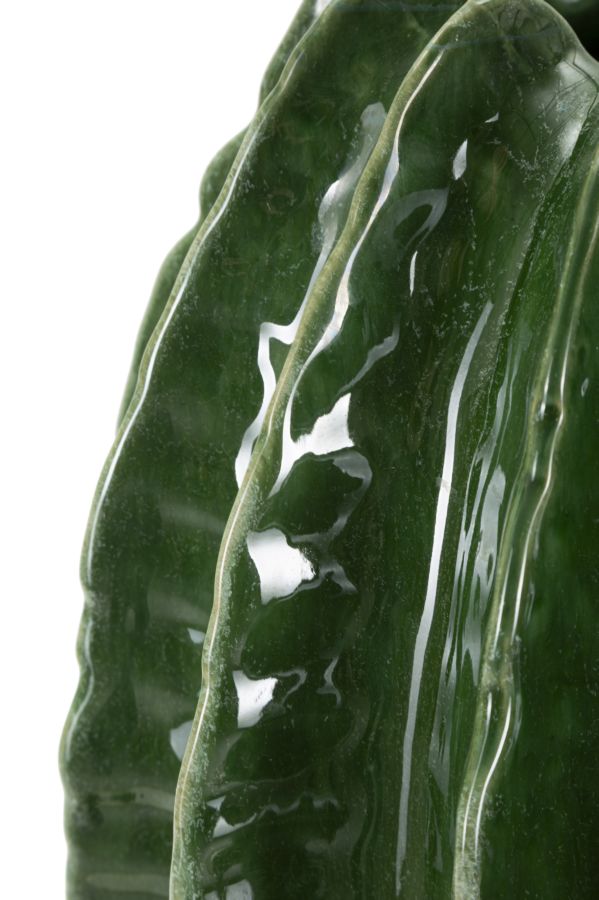 Blumenvase Kaktus Grün 31 cm