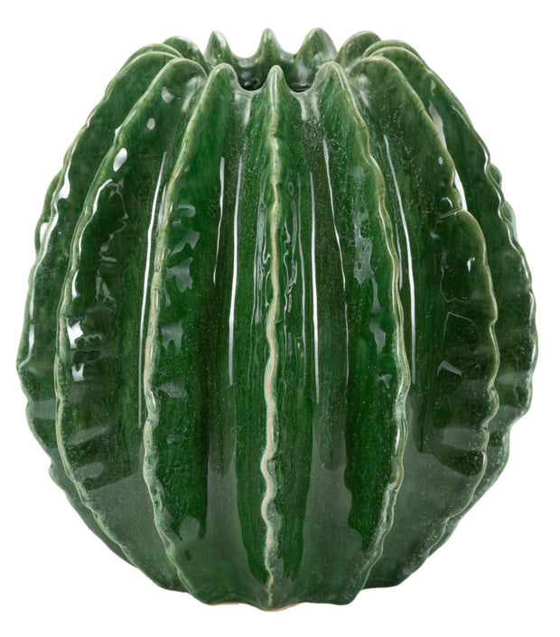 Blumenvase Kaktus Grün 24,5 cm – Dekovase