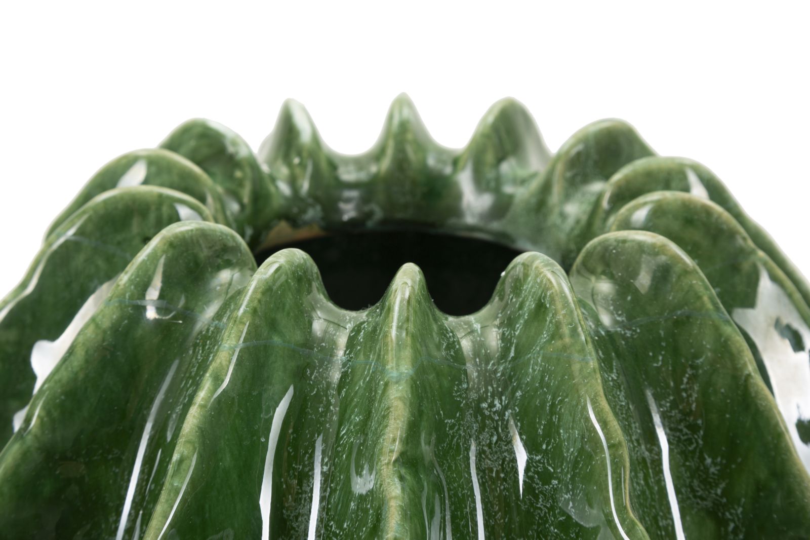 Blumenvase Kaktus Grün 24,5 cm – Dekovase