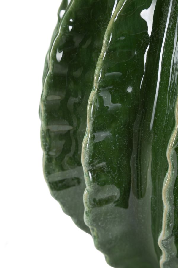 Blumenvase Kaktus Grün 24,5 cm – Dekovase