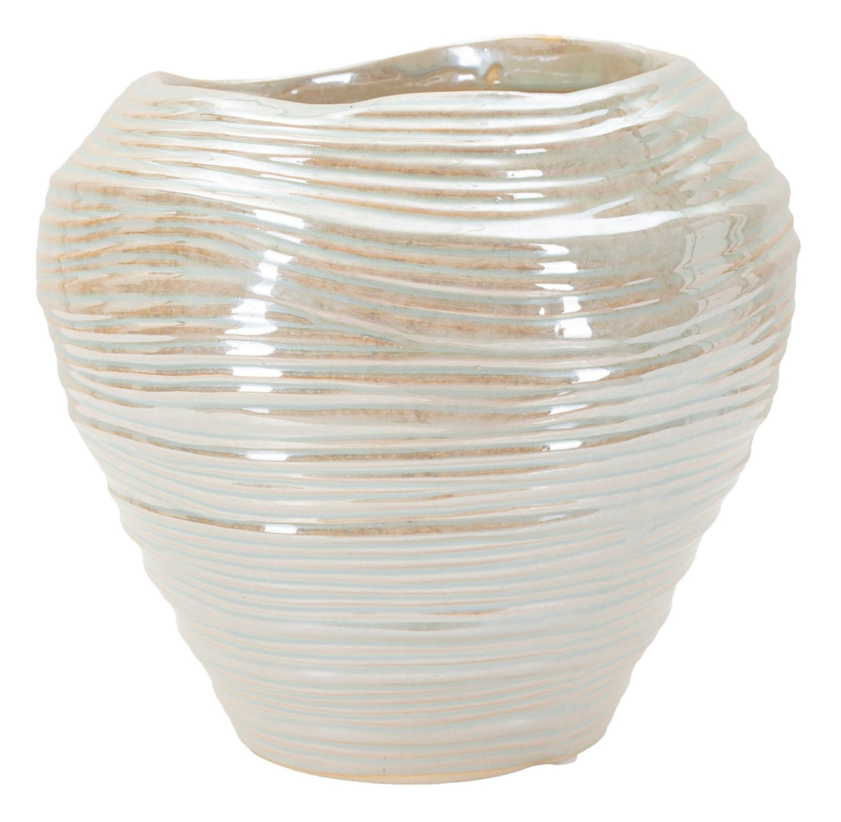 Blumenvase Perlmutt 20 cm – Dekovase