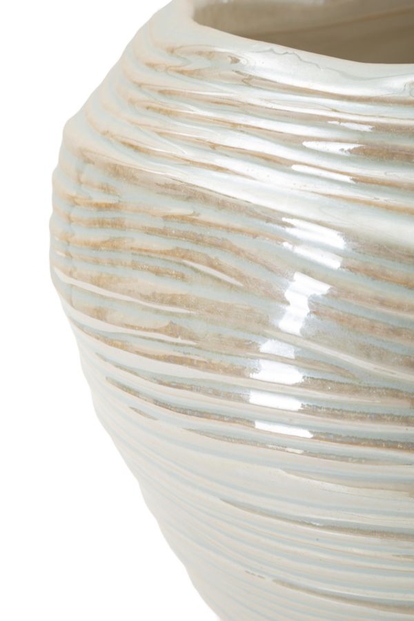 Blumenvase Perlmutt 20 cm – Dekovase