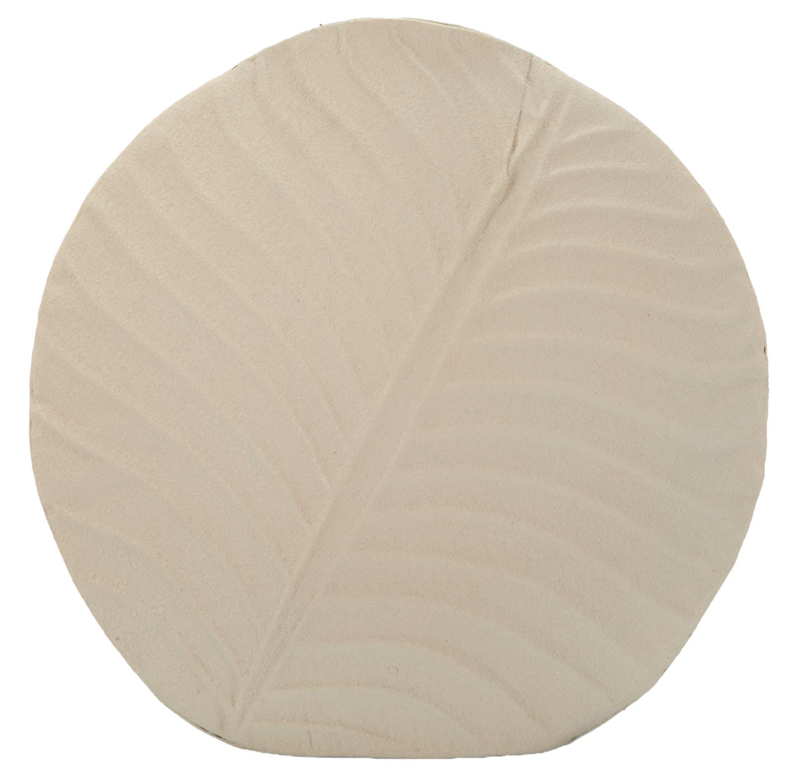 Vase Dune Sandoptik Creme Rund – Blumenvase Deko
