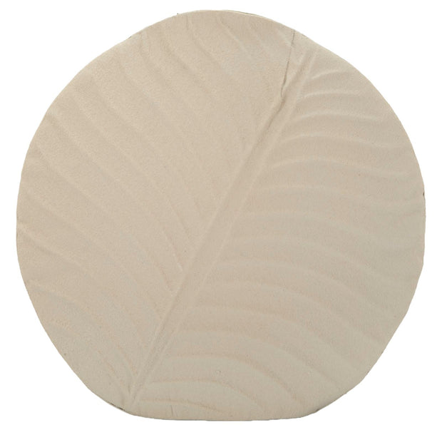 Vase Dune Sandoptik Creme Rund – Blumenvase Deko