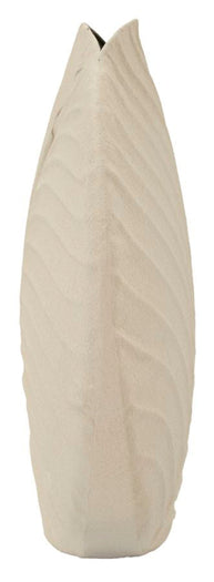 Vase Dune Sandoptik Creme Rund – Blumenvase Deko