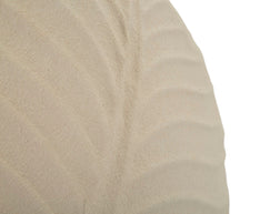 Vase Dune Sandoptik Creme Rund – Blumenvase Deko