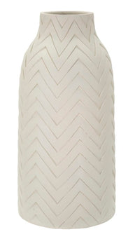 Blumenvase Winter Creme 60 cm