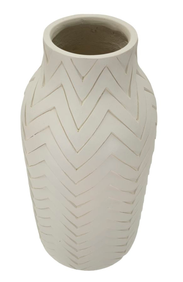 Blumenvase Winter Creme 60 cm