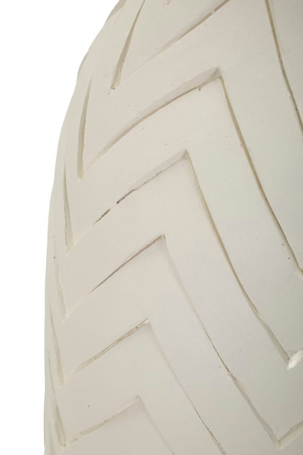 Blumenvase Winter Creme 60 cm