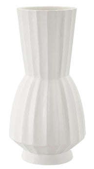 Blumenvase Glint Weiß 50 cm
