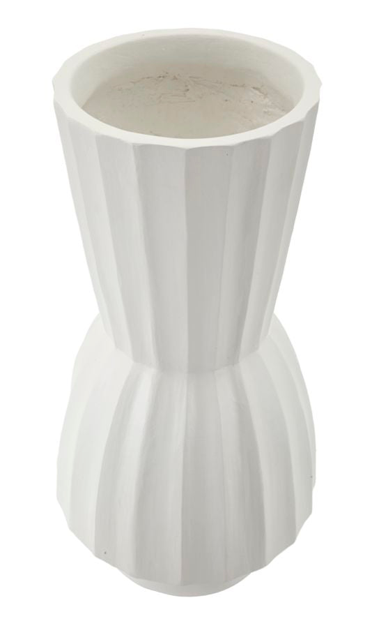Blumenvase Glint Weiß 50 cm