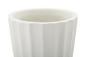 Blumenvase Glint Weiß 50 cm