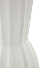 Blumenvase Glint Weiß 50 cm