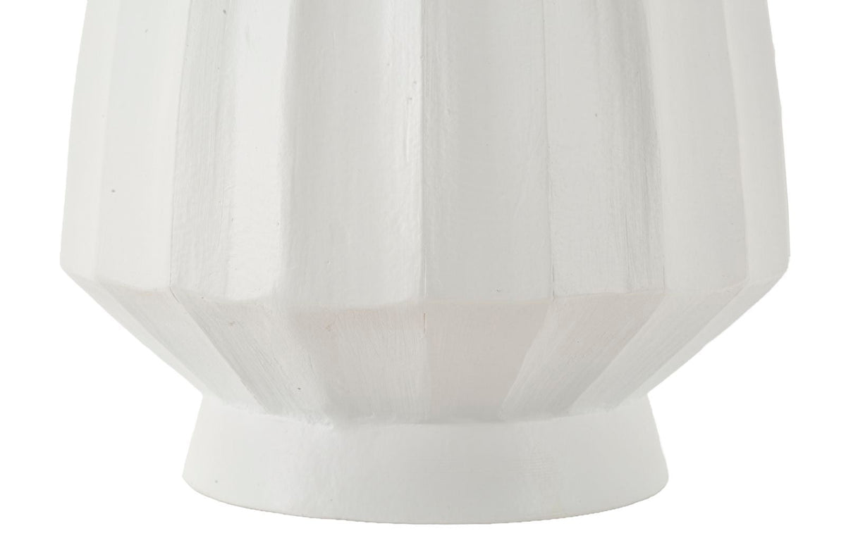 Blumenvase Glint Weiß 50 cm