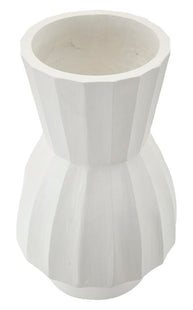 Blumenvase Glint Weiß 41 cm