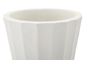 Blumenvase Glint Weiß 41 cm