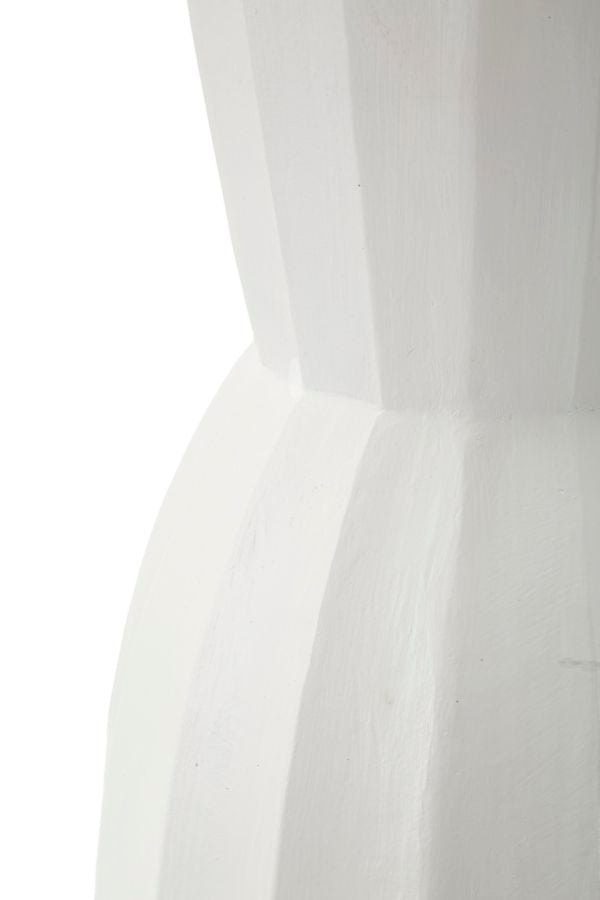 Blumenvase Glint Weiß 41 cm