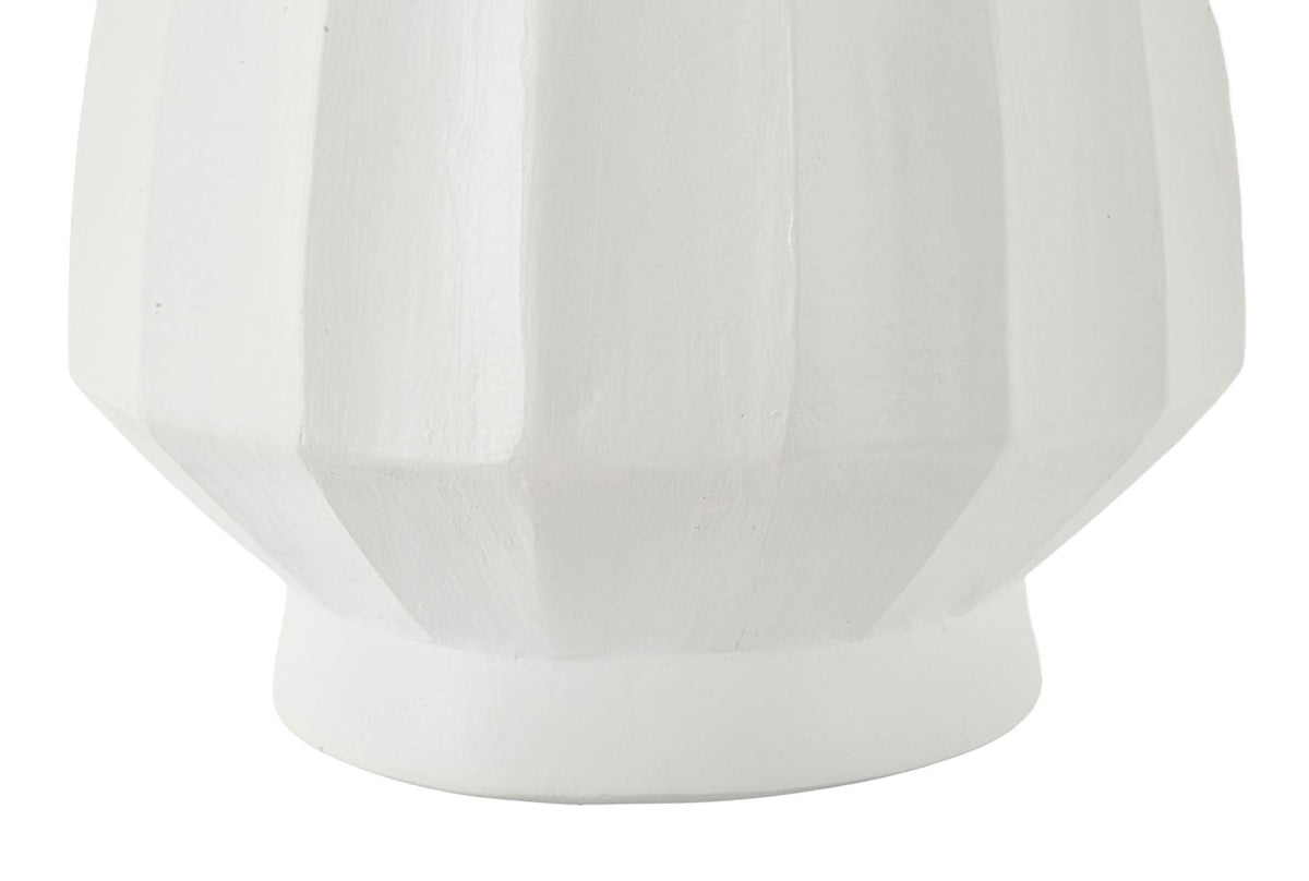 Blumenvase Glint Weiß 41 cm