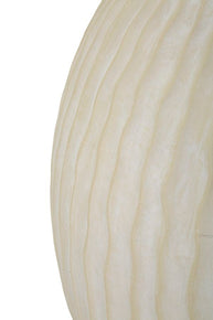 Blumenvase Eiszapfen Creme 38 cm