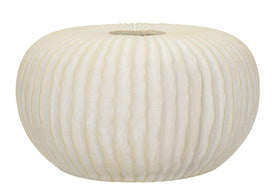Übertopf Eiszapfen Creme 23 cm