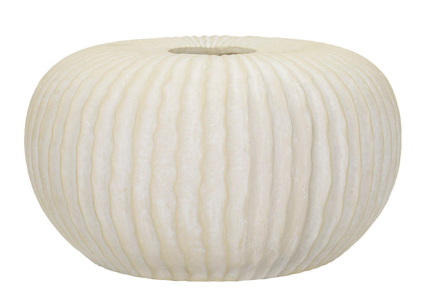 Übertopf Eiszapfen Creme 23 cm