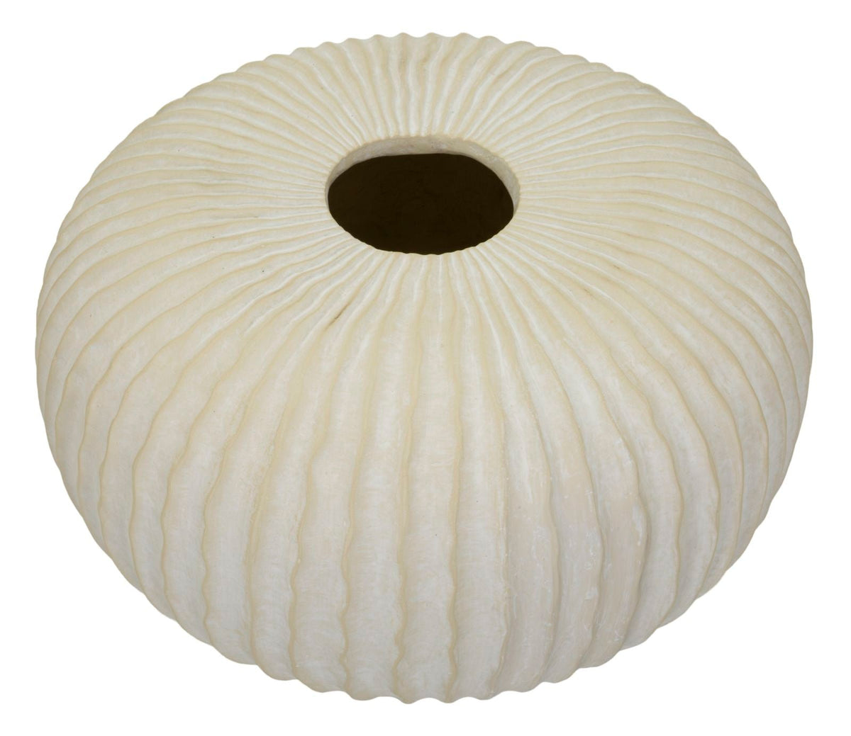 Übertopf Eiszapfen Creme 23 cm