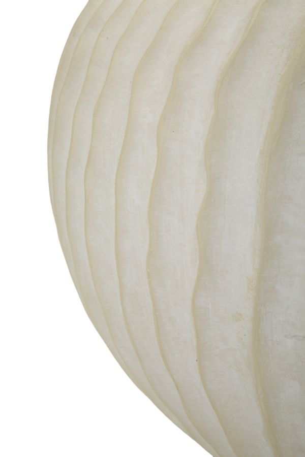 Übertopf Eiszapfen Creme 23 cm