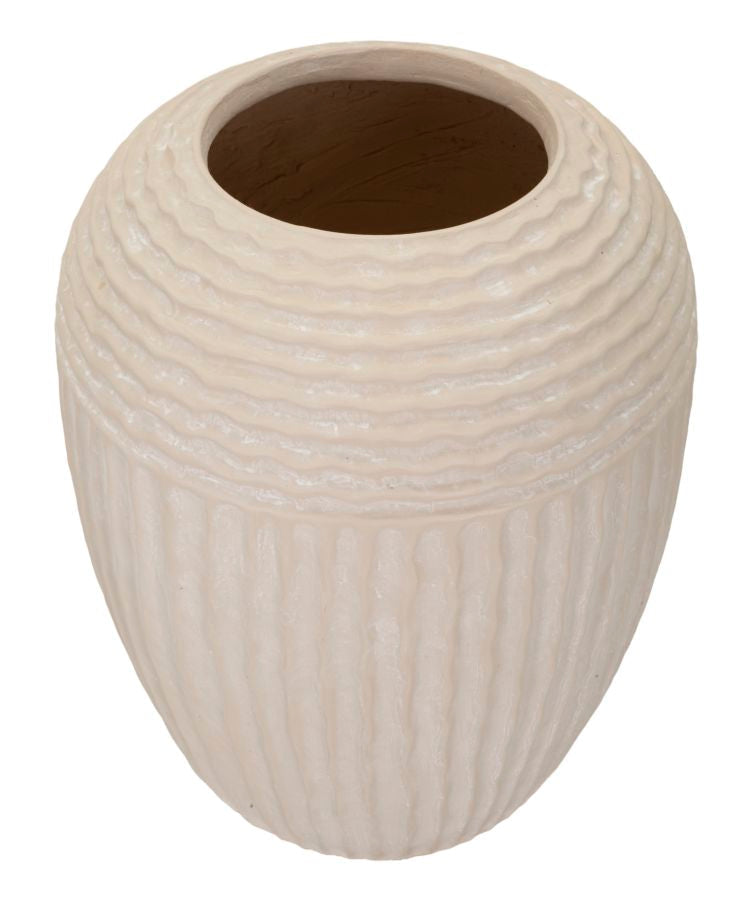 Blumenvase Nebel Creme 38,5 cm