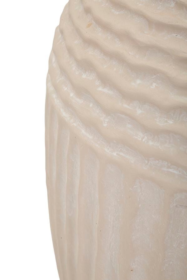 Blumenvase Nebel Creme 38,5 cm