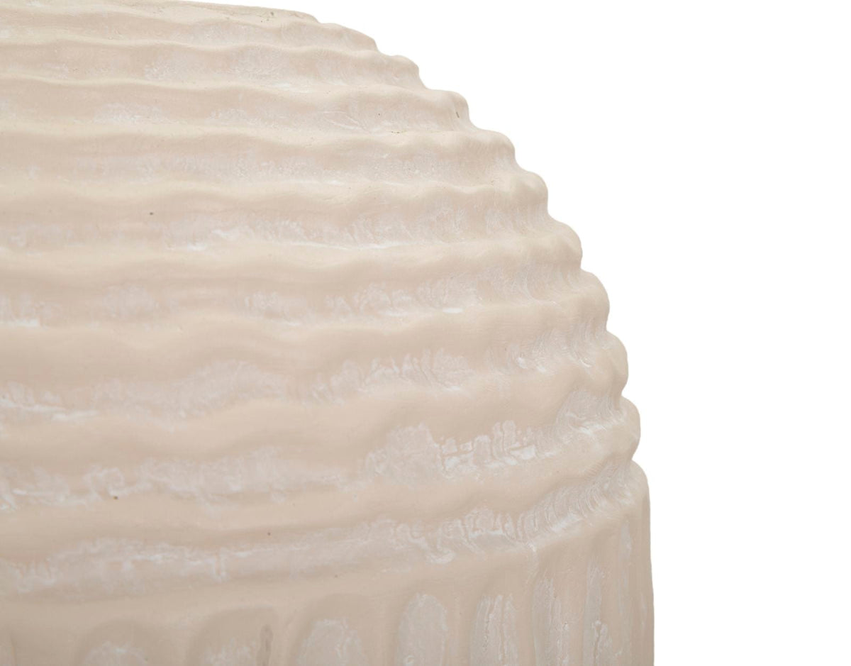 Blumenvase Nebel Creme 38,5 cm