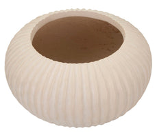Blumenvase Nebel Creme 18 cm