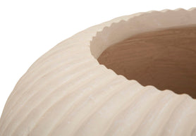 Blumenvase Nebel Creme 18 cm