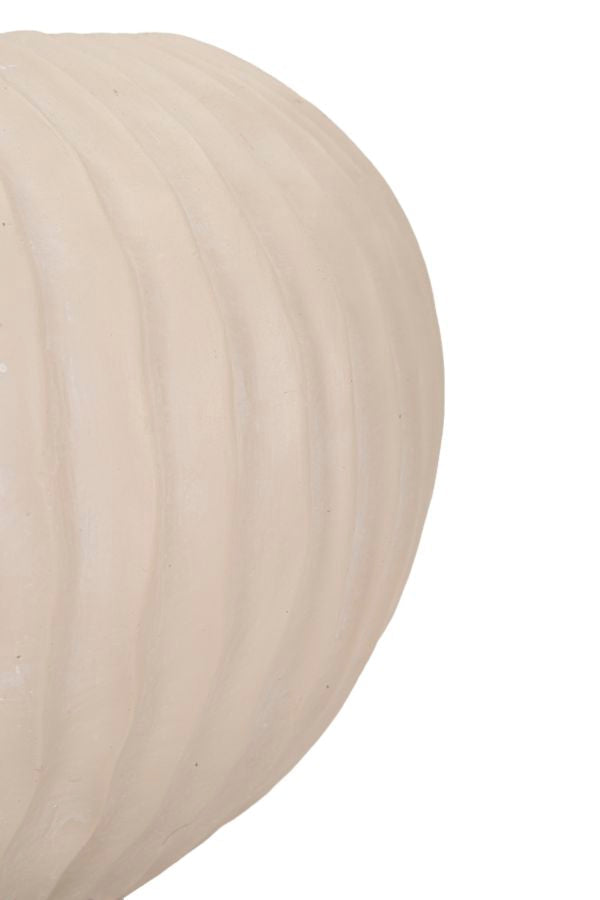 Blumenvase Nebel Creme 18 cm