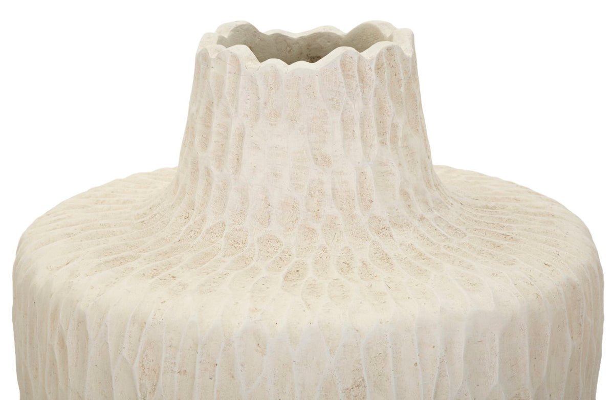 Blumenvase Schatten Creme 57 cm