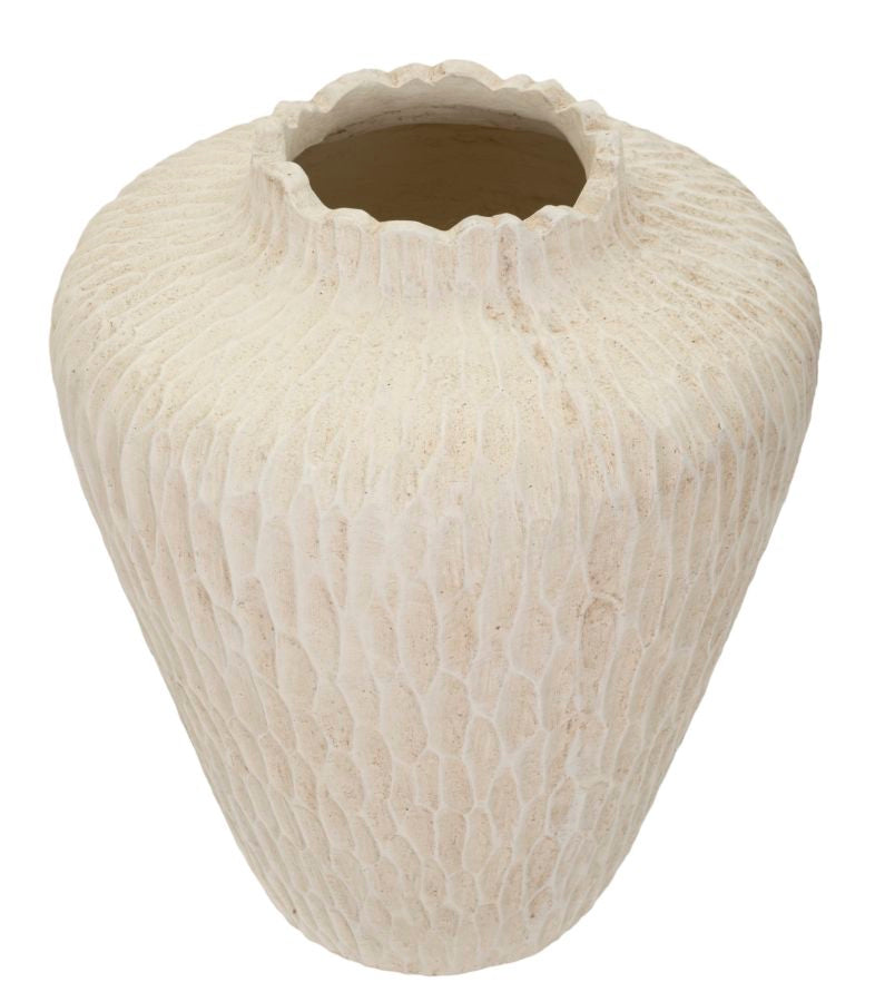 Blumenvase Schatten Creme 40 cm