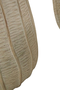 Übertopf Flake Creme 3er Set 27 cm