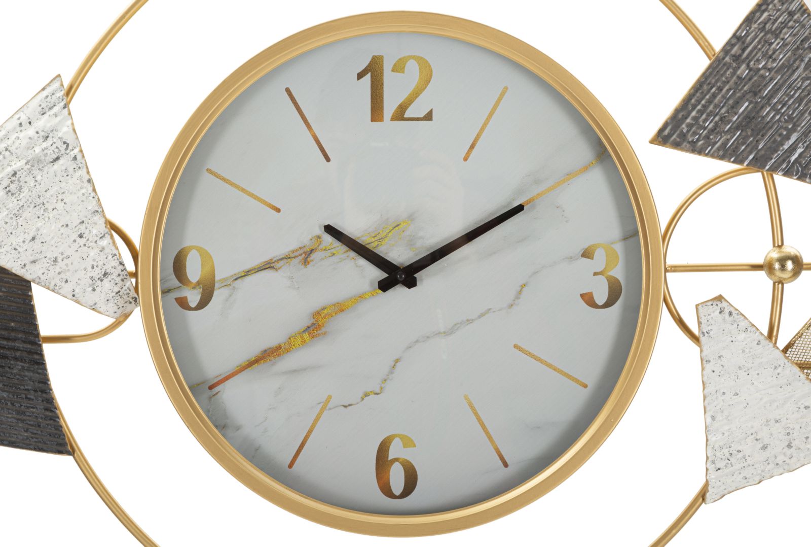 Wanduhr Geometrisch Bunt 60 cm – Uhr Wohnzimmer