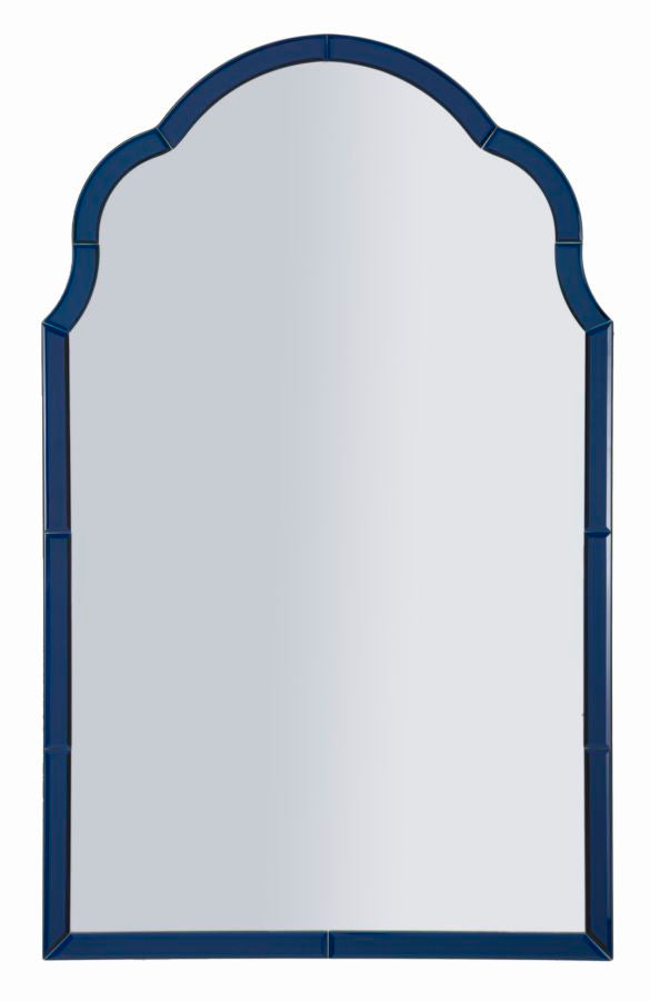 Wandspiegel Tangier Blau 100 cm