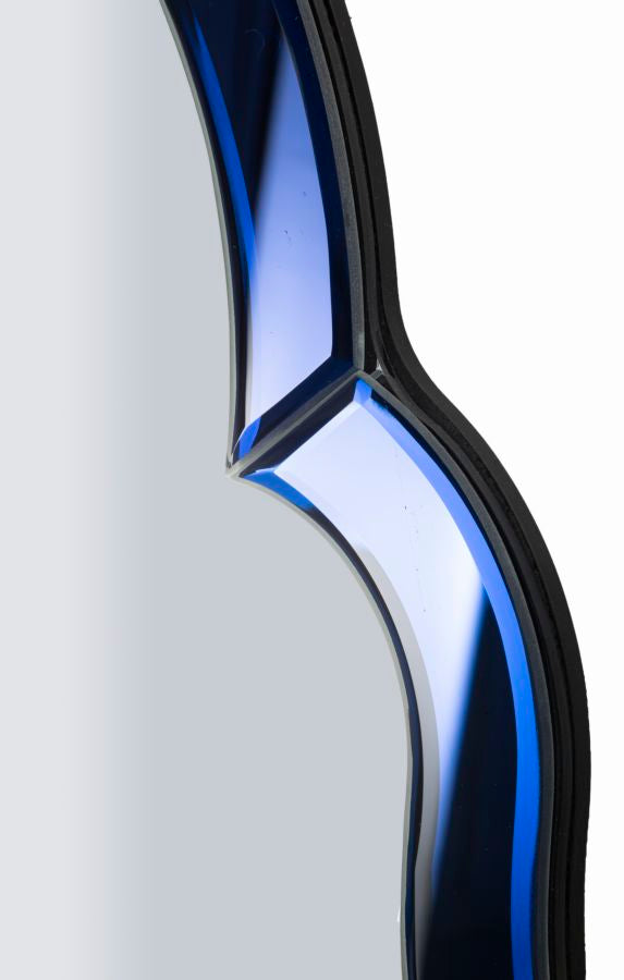 Wandspiegel Tangier Blau 80 cm