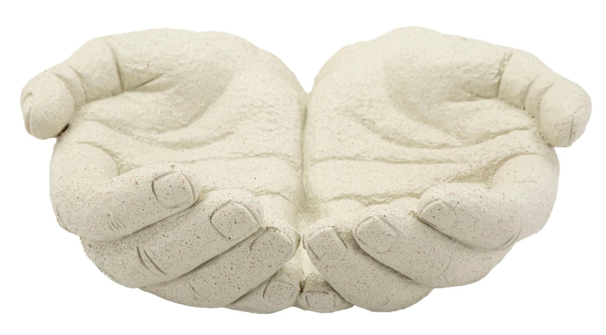Dekotablett Hände Creme Skulptur – Serviertablett