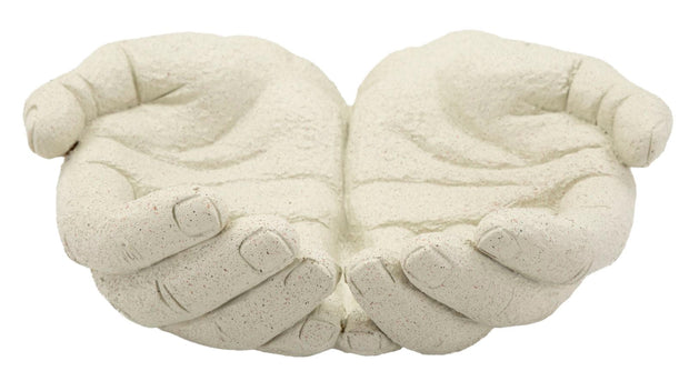 Dekotablett Hände Creme Skulptur – Serviertablett